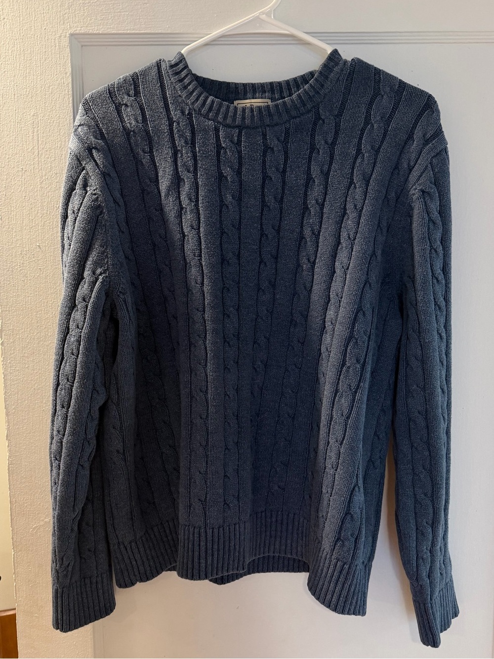 L.L. Bean Vintage Cable Knit Fisherman Sweater